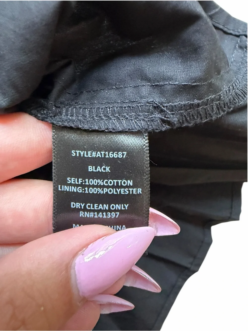ASTR Black Smocked Puff Bubble Sleeve Top